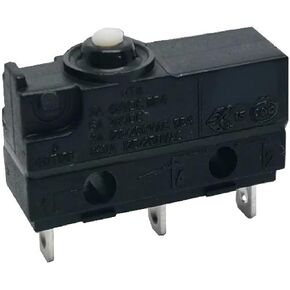 Waterproof Micro Switch, Black, 3-Pin Configuration, IP67 Rated, 3A 250V, Industrial Grade in Kuwait