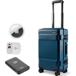 Pelican ATX 22" Waterproof Wheeled Carry-On Hard Travel Case + Travel Bundle (Indigo Blue) in Kuwait