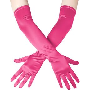 Long Opera Party Gloves for Women - 1920s Elbow Length Gloves for Evening Dress for Halloween (21.6 inch) in Kuwait
