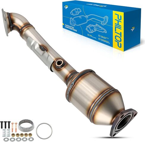 PHILTOP Rear Catalytic Converter Kit Fit For 2012-2014 CR-V OE Replace# 642832, 41136, 16741, 18150R5A000, 52019 Direct-Fit (EPA Compliant) in Saudi Arabia