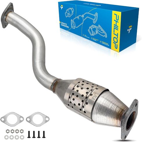 PHILTOP Rear Catalytic Converter Kit Replacement For 2008-2013 Rogue 2.5L, 2014-2015 Rogue Select 2.5L Replace 53827, 642053 (EPA Compliant) in Saudi Arabia