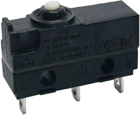 التبديل الدقيق المقاوم للماء ، تكوين أسود ، 3 أسنان ، تصنيف IP67 ، 3A 250V ، الصف الصناعي in Kuwait