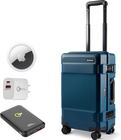 Pelican ATX 22 "مقاومة للماء بعجلات سفر صعبة + حزمة السفر (Indigo Blue) in Kuwait