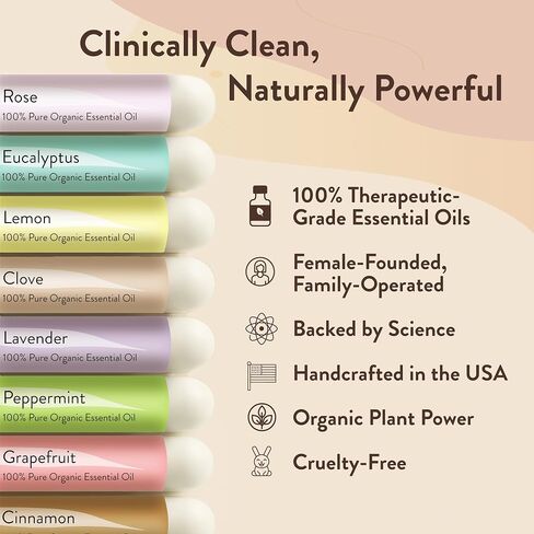 Smell Training Kit, Restore Sense of Smell and Taste, 8 Unique Scents, Made in The USA in Saudi Arabia