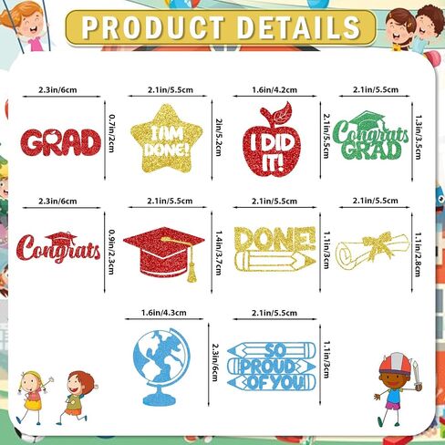 24Pcs Gold Kindergarten Graduation Cupcake Toppers Kindergarten Graduation Cupcake Picks Kindergarten Graduation Cupcake Decorations Kindergarten Graduation Decorations in Kuwait