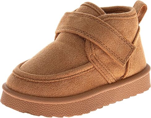 Josmo Kids Girls Boys Boots Cozy Winter Snow Fuzzy Ankle Boots Shoes Kid's Low Ankle Boot for Toddler/Little Kid/Big Sizes in Saudi Arabia