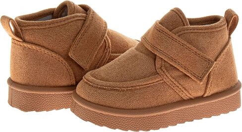 Josmo Kids Girls Boys Boots Cozy Winter Snow Fuzzy Ankle Boots Shoes Kid's Low Ankle Boot for Toddler/Little Kid/Big Sizes in Saudi Arabia