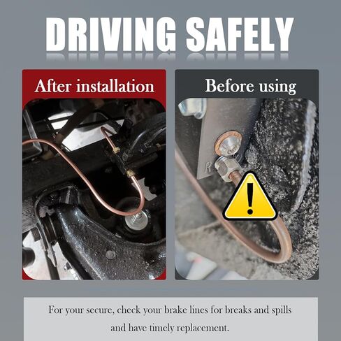 2 مجموعات 3/16 مجموعة خطوط الفرامل ، خط فرامل النحاس مرنة 25 قدمًا 3/16 مع تركيبات خط الفرامل (تجهيزات 32pcs ، 8pcs المكسرات ، ونقابات 4pcs) ، أنابيب نحاسية متعددة الأغراض للفرامل ، وأنظمة الوقود in Kuwait