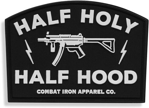 Combat Iron Tactical PVC Morale Patch – Rugged Hook Backed Patch for Military Gear, Hats, Vests & Packs – Pull Out Pray in Saudi Arabia