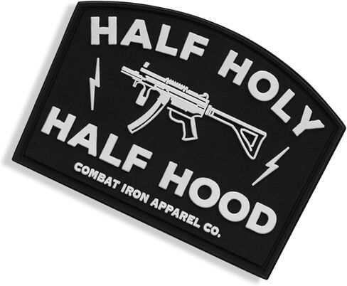 Combat Iron Tactical PVC Morale Patch – Rugged Hook Backed Patch for Military Gear, Hats, Vests & Packs – Pull Out Pray in Saudi Arabia