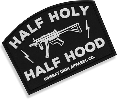 Combat Iron Tactical PVC Morale Patch – Rugged Hook Backed Patch for Military Gear, Hats, Vests & Packs – Pull Out Pray in Saudi Arabia