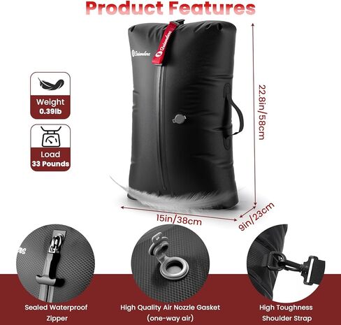Vacuum Bags for Travel Luggage (2PCS + Wireless Pump), Vacuum Clothing Compression Bag with Adjustable Shoulder Strap, 50.6L Large Capacity, IP67 Waterproof, Reusable for Carry-on Luggage & Backpack in Kuwait