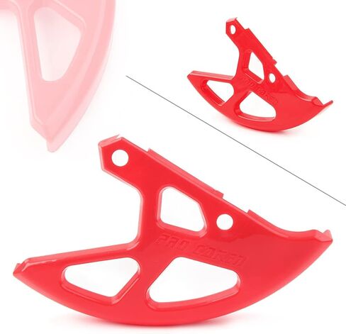 Cnfang4 Rear Brake Disc Cover for HONDA CRF250R CRF450R 2004 2005 2006 2007-2020, red in Saudi Arabia