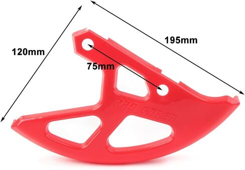 Cnfang4 Rear Brake Disc Cover for HONDA CRF250R CRF450R 2004 2005 2006 2007-2020, red in Saudi Arabia