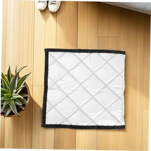 Angoily Blackout Window Curtain Liner: 40 X 20 Inch Sound Light Blocking Thermal Insulated Window Drapes with Hook and Loop for Living Room Bedroom Winter in Saudi Arabia