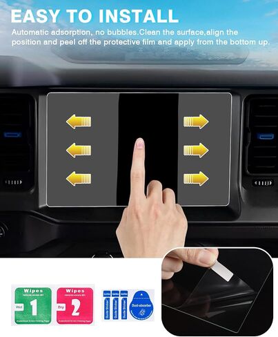 Karltys 2 Pack Screen Protector for 2022-2025 Lexus NX250 NX350 NX350H NX450h+ 14-Inch Touchscreen, 9H Tempered Glass Screen Protector for Lexus NX Accessories, Car Radio Screen Cover Anti Glare in Saudi Arabia