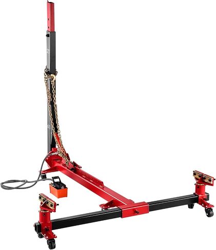 VEVOR Auto Body Frame Puller Straightener, 6T Tension Car Body Repair Equipment with 6000PSI Hydraulic Foot Pump & Swivel Post, Includes 16 Straightening Tools, for Auto Repair Shop, Sedan SUV Pickup in Saudi Arabia