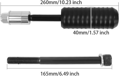 6.5" Motorcycle Frame Sliders Falling Crash Protector Upper Shock Mount Guards Falling Side Protector No Cut Kits Fit for Dyna 1998-2005 (Style A) in Kuwait