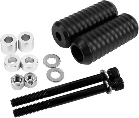 6.5" Motorcycle Frame Sliders Falling Crash Protector Upper Shock Mount Guards Falling Side Protector No Cut Kits Fit for Dyna 1998-2005 (Style A) in Kuwait