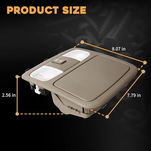 Overhead Console Dome Map Light Lamp Fit for Toyota Camry 2002-2006 Fit for Toyota 4Runner 2003-2009 Roof Storage Light with Sunroof Switch Replaces 825672 VG7621 in Saudi Arabia
