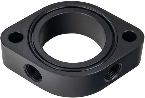 Moroso 63434 Billet Thermostat Spacer, Fits Small Block Chevy, Big Block Chevy Intake Manifolds, Black Anodized Finish in Saudi Arabia