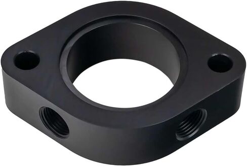 Moroso 63434 Billet Thermostat Spacer, Fits Small Block Chevy, Big Block Chevy Intake Manifolds, Black Anodized Finish in Saudi Arabia