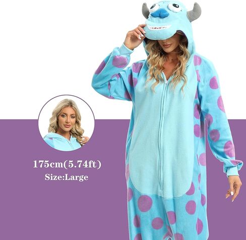 Naitoke Animal Onesie Adults Halloween Cosplay Pajamas in Kuwait
