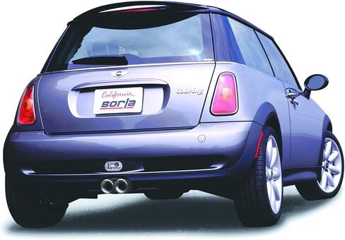 BORLA 140119 Cat-Back Perf. Exhaust System for 2004-2006 Mini Cooper S Hatchback 1.6L 4 Cyl. Supercharged Automatic/Manual Transmission Front Wheel Drive 2 Door Hatchback. EXCEPT John Cooper Works. in Saudi Arabia