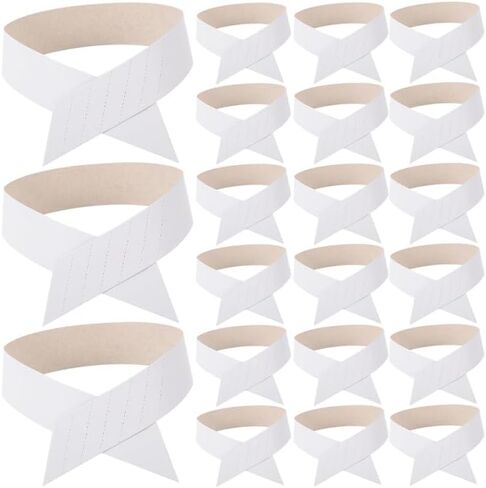 BESPORTBLE Shirt Paper Collar Strip - 200Pcs Durable Paper Collar Stays for Men and Women Easy to Use Shirt Shaping Inserts for Dress and Casual in Saudi Arabia
