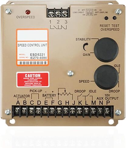 New Speed Control Unit/Board ESD5221 Electronic Governor Compatible with Generator Replacement in Saudi Arabia
