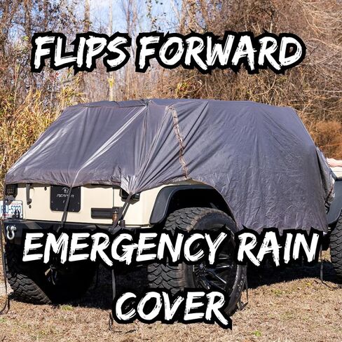 Trail Gear Oasis 2-in-1 Tailgate Tent ، غطاء المطر ، ظل المظلة لجيب Wranglers 2 و 4-جميع السنوات (رمادي) in Kuwait