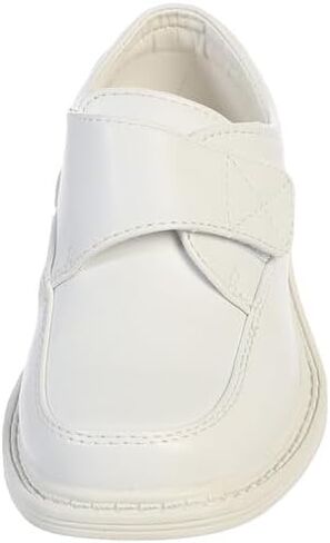 Pink Princess White Boys Dress Shoes - First Communion Slip On Loafers - Blancos Zapatos para Primera Comunión Niños in Kuwait