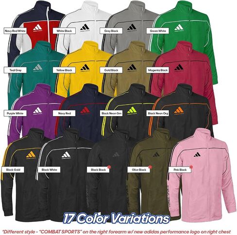 adidas Combat Sports Custom Personalized Team Track Jacket for Gifts, Events, Birthdays, Organizations, MMA & Boxing Gyms in Saudi Arabia