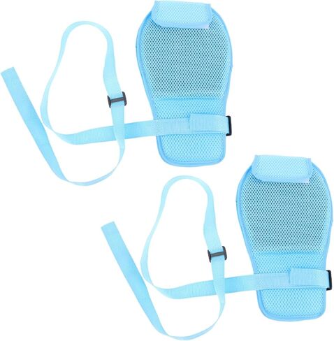 Valiclud 2pcs قفازات القيد القابلة للتنفس تثبيت يدوي تثبيت يمنع إصابات الأصابع مريحة لتصميم طويل للارتداء للاستخدام في المستشفى المنزلي in Saudi Arabia