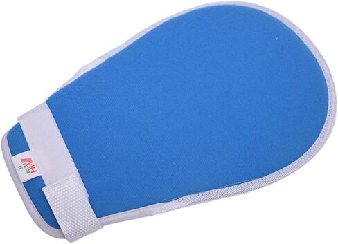 VALICLUD 2Pcs Prevent Finger Hurt Gloves Mitts for Elderly Patients Easy to Clean Hand Protectors Fixed Safety Gloves Blue in Saudi Arabia