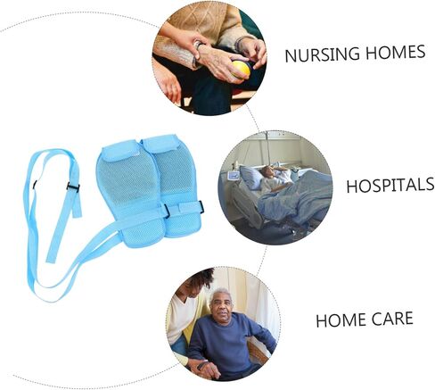 Breathable Hand Control Mitts 2pcs Protective for Elderly Prevent Finger Harm Finger Separator for Patient Safety in Saudi Arabia