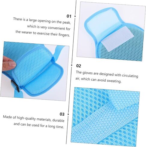 Breathable Hand Control Mitts 2pcs Protective for Elderly Prevent Finger Harm Finger Separator for Patient Safety in Saudi Arabia