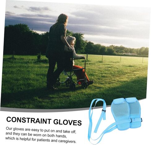 Breathable Hand Control Mitts 2pcs Protective for Elderly Prevent Finger Harm Finger Separator for Patient Safety in Saudi Arabia