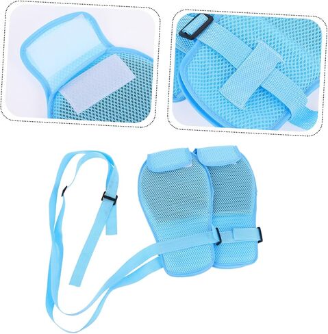 2Pcs Gloves for Elderly Protection Breathable Hand Control Mitts Finger Safety Fixing Protectors in Saudi Arabia