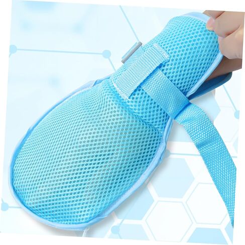 2Pcs Gloves for Elderly Protection Breathable Hand Control Mitts Finger Safety Fixing Protectors in Saudi Arabia