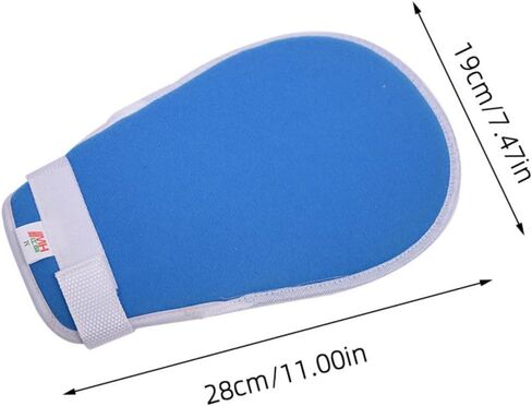 BESTYASH 2Pcs Padded Mitts for Patient Safety Easy to Mitts for Elderly and Use Blue in Kuwait