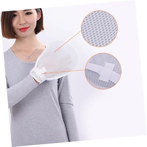 BESTYASH 2Pcs Padded Mitts for Patient Safety Easy to Mitts for Elderly and Use Blue in Kuwait