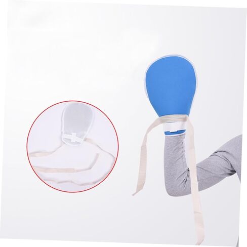 BESTYASH 2Pcs Padded Mitts for Patient Safety Easy to Mitts for Elderly and Use Blue in Kuwait