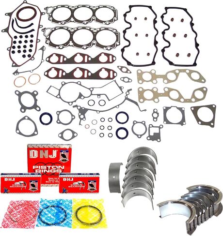 DNJ RRK655 Re-Ring Kit for 2001-2004 Nissan Frontier Xterra 3.3L V6 12V SOHC 3275cc in Saudi Arabia