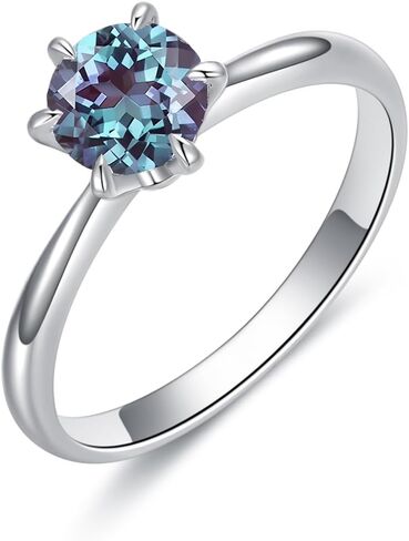 Gemstone Engagement Ring Set for Women 10K 14K 18K Solid Gold Gemstone Bridal Wedding Ring Set Wedding Band 3 Piece Wedding Ring Sets for Her Anniversary Promise Rings in Kuwait