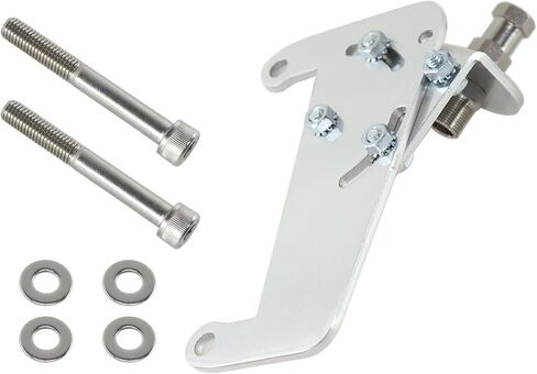Cascadia Mirror CB Antenna Mounting Bracket Compatible with Freightliner Trucks PCA5002, Heavy Duty Steel Antenna Mounting Bracket with SO-239 Stud Connector in Saudi Arabia