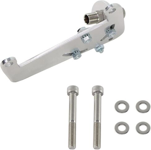 Cascadia Mirror CB Antenna Mounting Bracket Compatible with Freightliner Trucks PCA5002, Heavy Duty Steel Antenna Mounting Bracket with SO-239 Stud Connector in Saudi Arabia