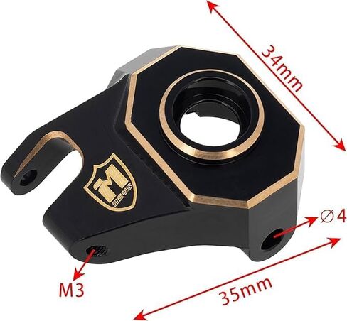 MEUS RACING AR45 BRASS STEERING BKINCELS لـ AXIAL SCX10 PRO & SCX10 III 1/10 ترقية الزاحف in Kuwait