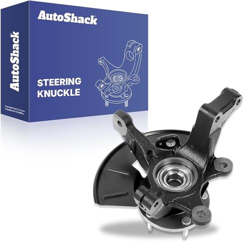 AutoShack Front Left Steering Knuckle for 2005-2012 Ford Escape 2005-2011 Mercury Mariner Mazda Tribute 2.5L 3.0L V6 4WD FWD | Driver Side | 5-Lug | Wheel Bearing Hub Assembly Replacement KN798407 in Saudi Arabia