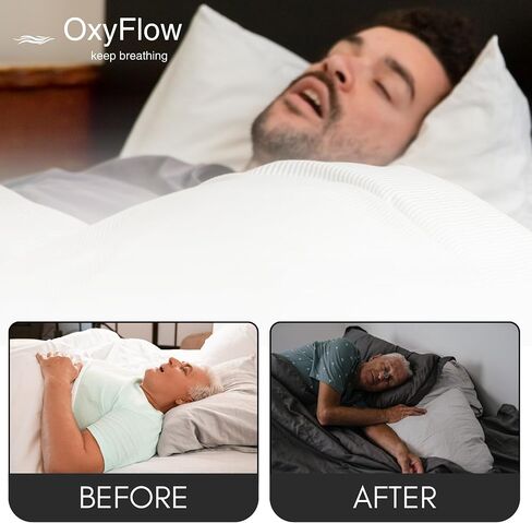OxyFlow Nasal Strips for Breathing- for Sensitive Skin, Nose Strips for Snoring, Nasal Congestion Relief, Nasal Tape, Breathe Right, Athletic Nasal Strips, Extra Strength, Universal Fit. in Saudi Arabia